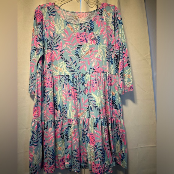 Plus-Sized Lilly Pulitzer dress with long sleeves, size XXL (18-20) - Picture 1 of 2